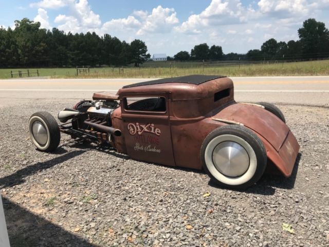 1931 Brown Ford Model A Ratrod Coupe
