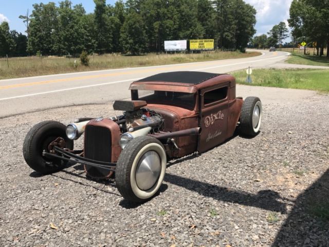 1931 Brown Ford Model A Ratrod Coupe