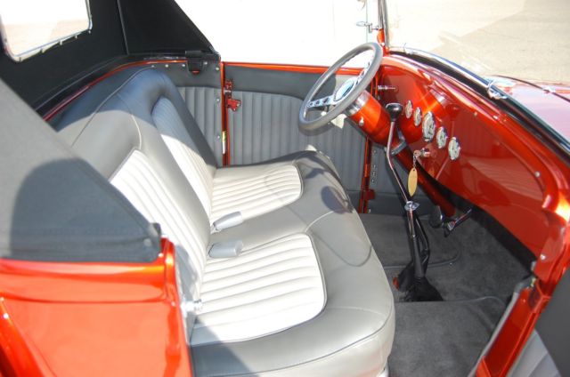 1931 Candy Tangerine (House of Color) Ford Model A Convertible Pickup