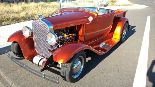 1931 Candy Tangerine (House of Color) Ford Model A Convertible Pickup
