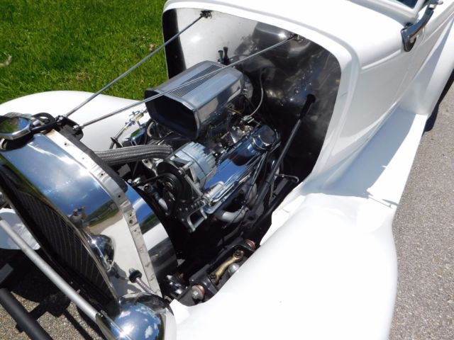 1931 White Ford Model A Roadster