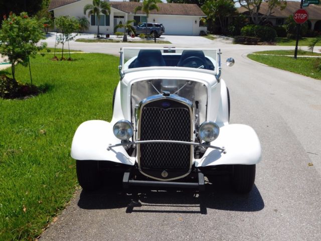 1931 White Ford Model A Roadster