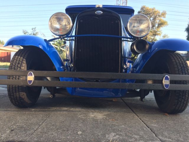 1931 blue Ford Model A Standard Cab Pickup