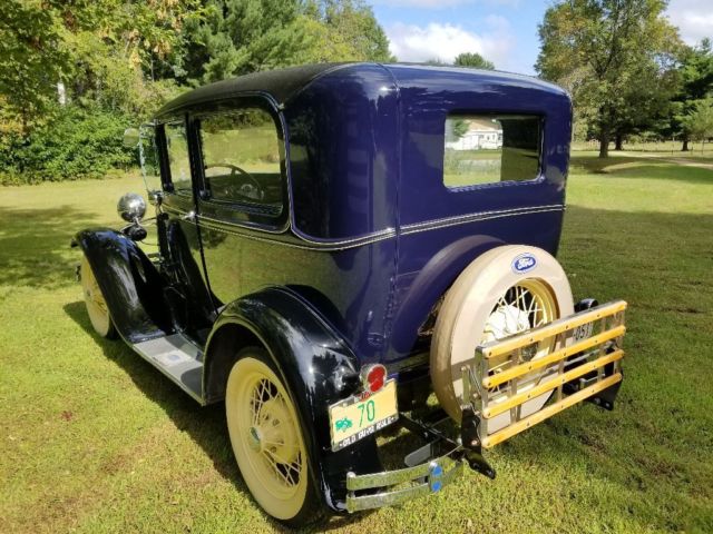 1931 Blue Ford Model A Sedan