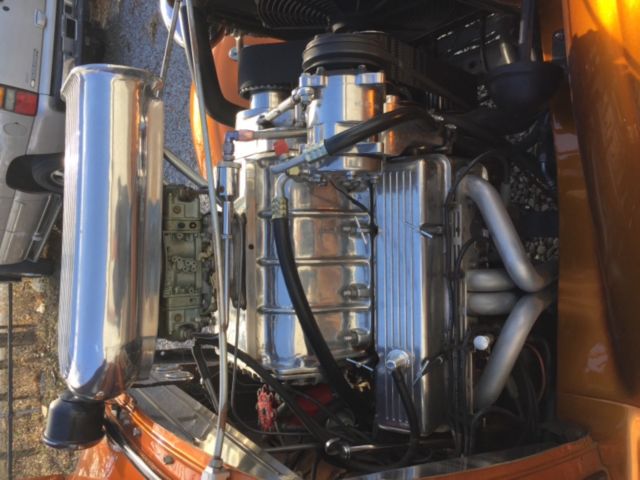 1931 Orange Ford Tutor Coupe Coupe