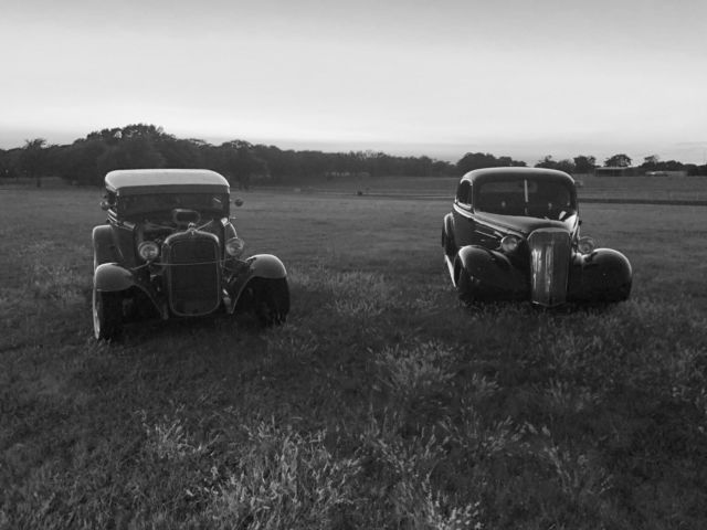 1931 Orange Ford Tutor Coupe Coupe