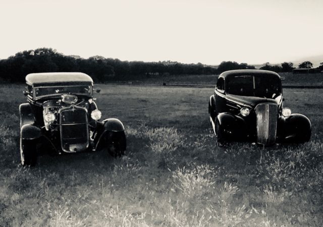 1931 Orange Ford Tutor Coupe Coupe