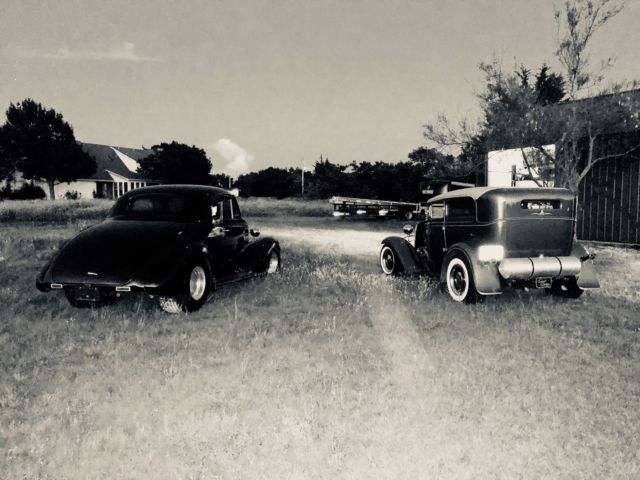 1931 Orange Ford Tutor Coupe Coupe