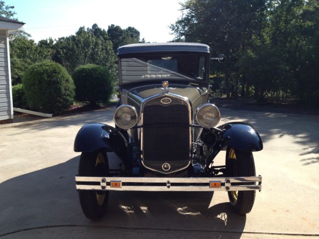 1931 2 tone green Ford Model A sedan