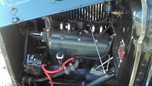 1931 Black Ford Model A Coupe