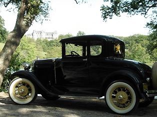 1931 Black Ford Model A Coupe