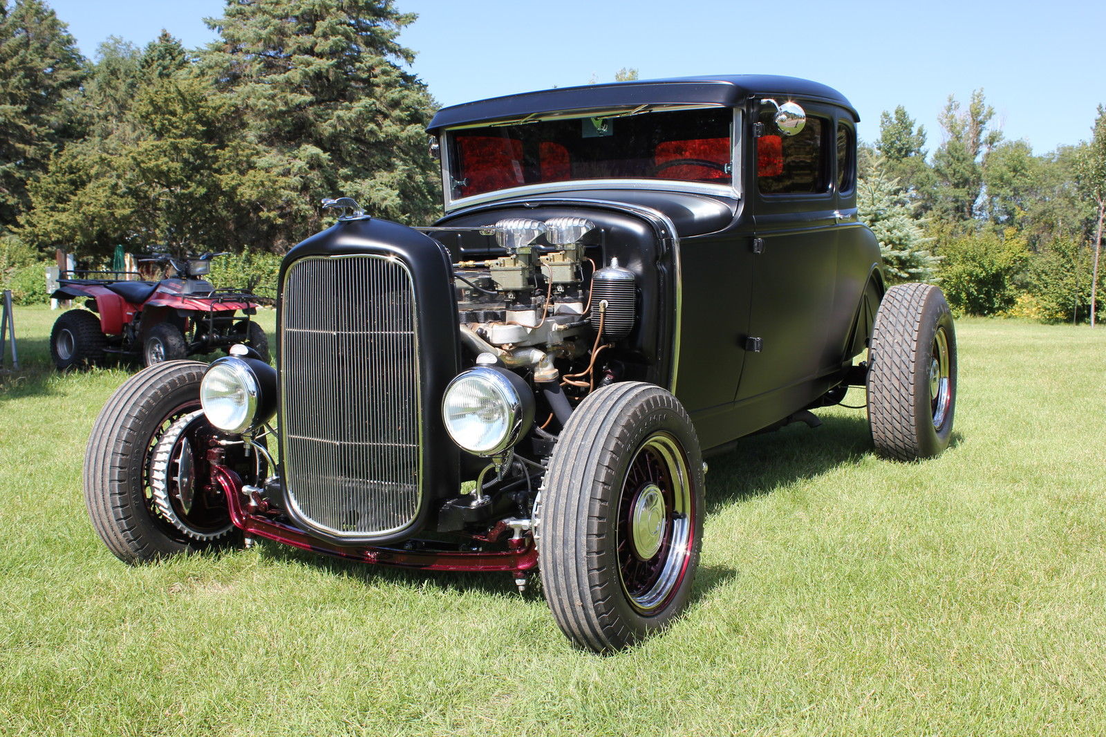 Ford Model A Coupe Hot Rod Rat Rods Custom Vintage Wallpaper | Sexiz Pix