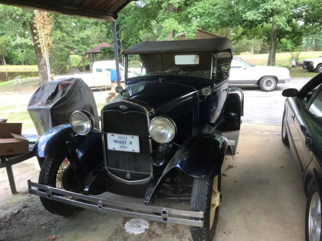 1931 Blue Ford Model A Coupe