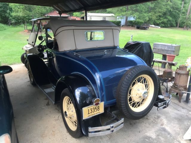 1931 Blue Ford Model A Coupe