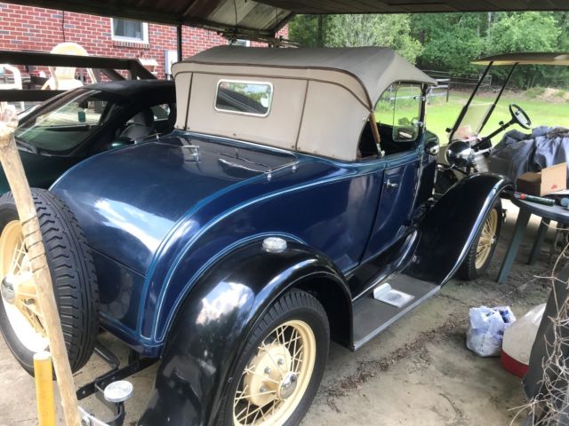 1931 Blue Ford Model A Coupe