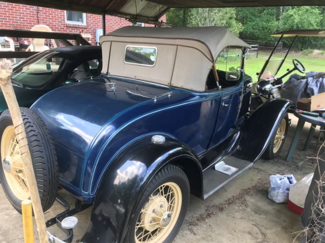 1931 Blue Ford Model A Coupe