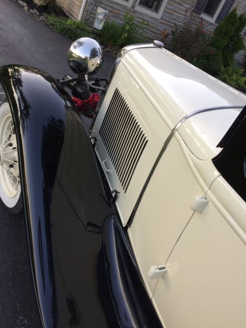 1931 White Ford Model A Coupe