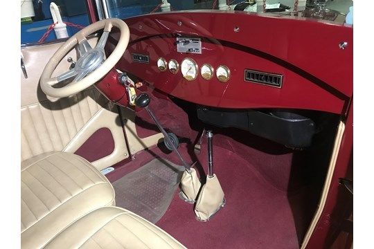 1933 Burgundy Ford Model A 2 DOOR