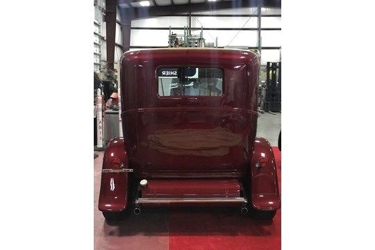 1933 Burgundy Ford Model A 2 DOOR
