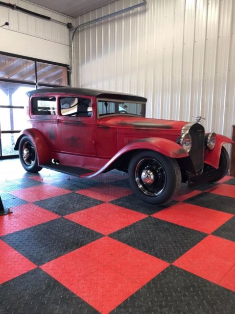 1931 Red Ford Model A Sedan