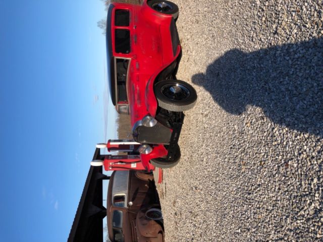 1931 Red Ford Model A Sedan