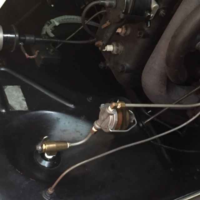 1931 dark brown fenders, tan body Ford Model A widebed pickup