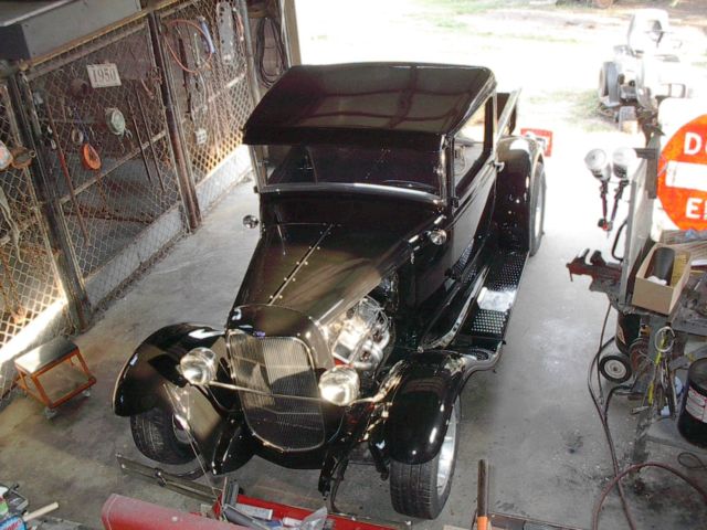1931 Black Ford Model A Crew Cab Pickup