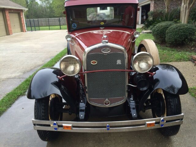 1931 Red Ford F-100 Standard Cab Pickup