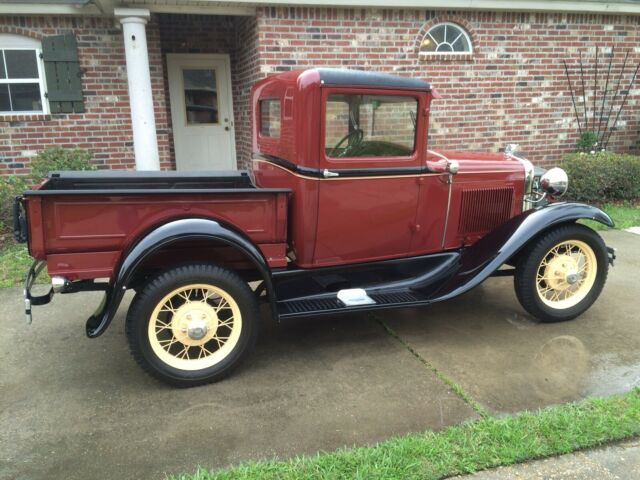 1931 Red Ford F-100 Standard Cab Pickup