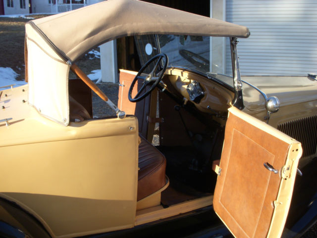 1931 Tan Ford Model A Roadster