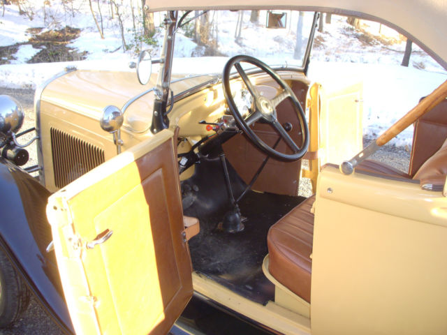 1931 Tan Ford Model A Roadster