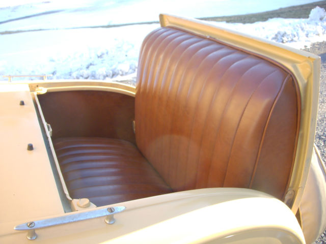 1931 Tan Ford Model A Roadster