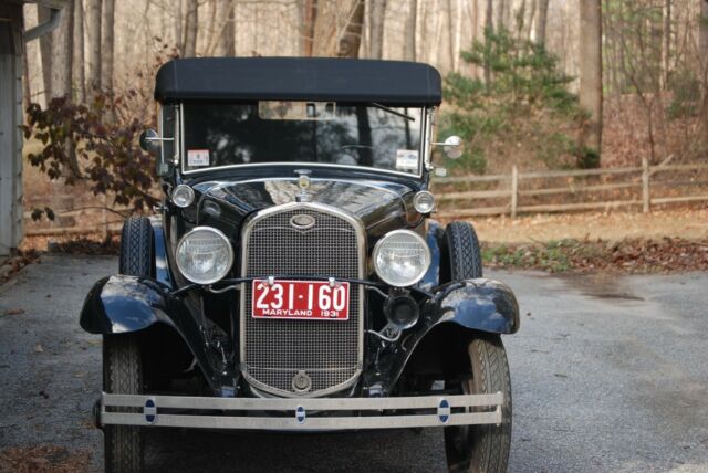 1931 Black Ford Model A ROADSTER PICK UP