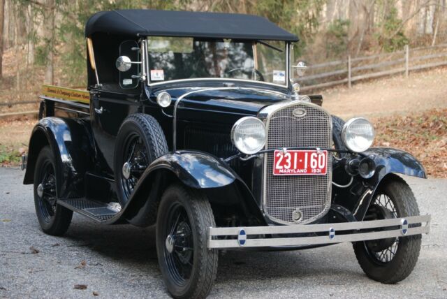 1931 Black Ford Model A ROADSTER PICK UP