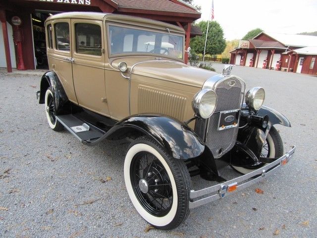 1931 Tan Ford Model A Sedan