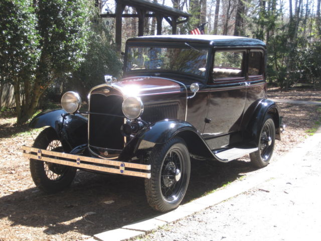 1931 Ford Maroon Ford Model A