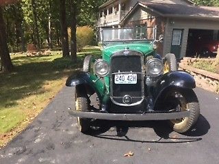 1931 green/black Chevrolet Ae Indepence Phaeton Convertible