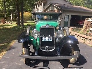 1931 green/black Chevrolet Ae Indepence Phaeton Convertible