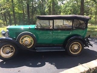 1931 green/black Chevrolet Ae Indepence Phaeton Convertible