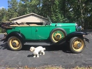 1931 green/black Chevrolet Ae Indepence Phaeton Convertible