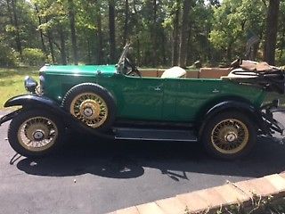 1931 green/black Chevrolet Ae Indepence Phaeton Convertible