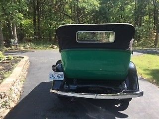 1931 green/black Chevrolet Ae Indepence Phaeton Convertible