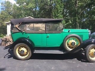 1931 green/black Chevrolet Ae Indepence Phaeton Convertible