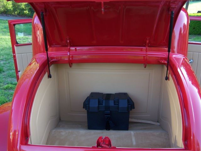 1932 Red Ford Model A Coupe