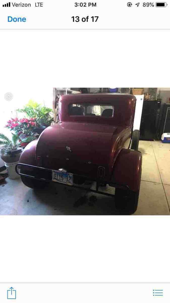 1932 Red Chevrolet 2 Door