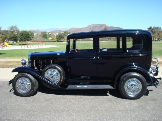 1932 Black Chevrolet Confederate 4 Door Sedan