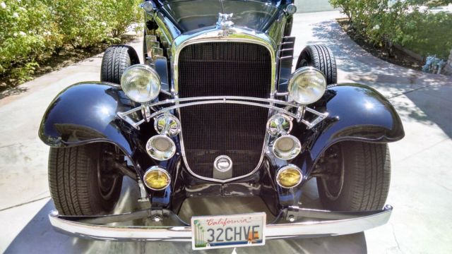 1932 Black Chevrolet Confederate 4 Door Sedan