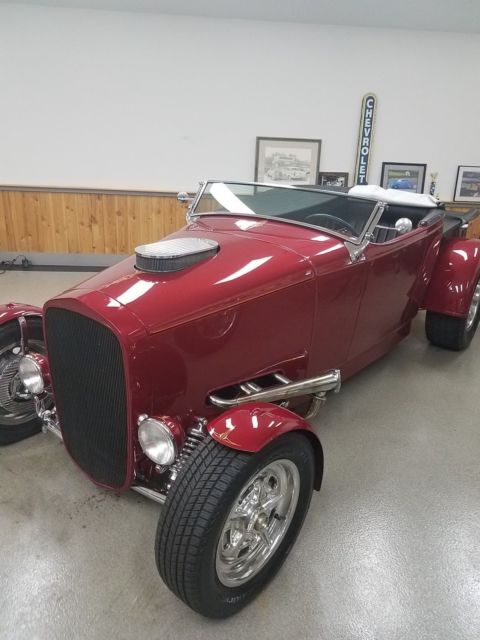 1932 Burgundy Ford Other Pickups ROADSTER PICKUP