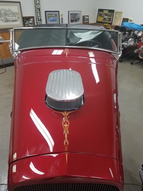 1932 Burgundy Ford Other Pickups ROADSTER PICKUP