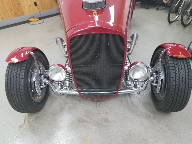 1932 Burgundy Ford Other Pickups ROADSTER PICKUP